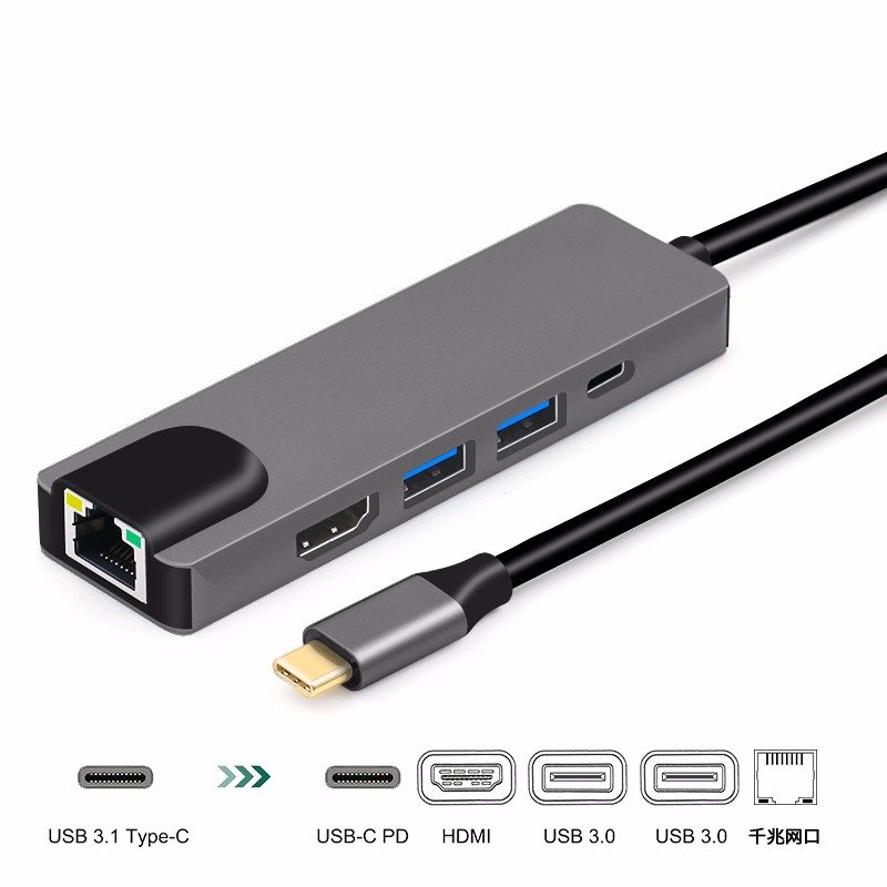 5in1 USB C Docking station