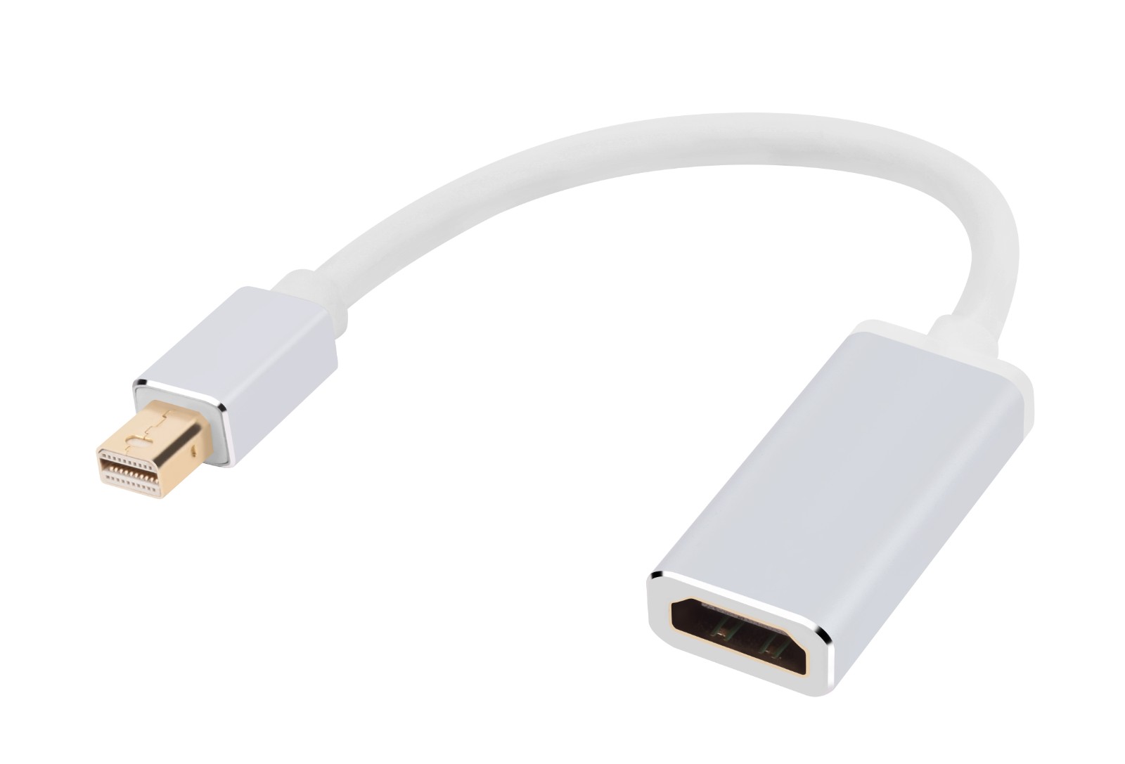 Aluminum Mini DP To HDMI Adapter Cable