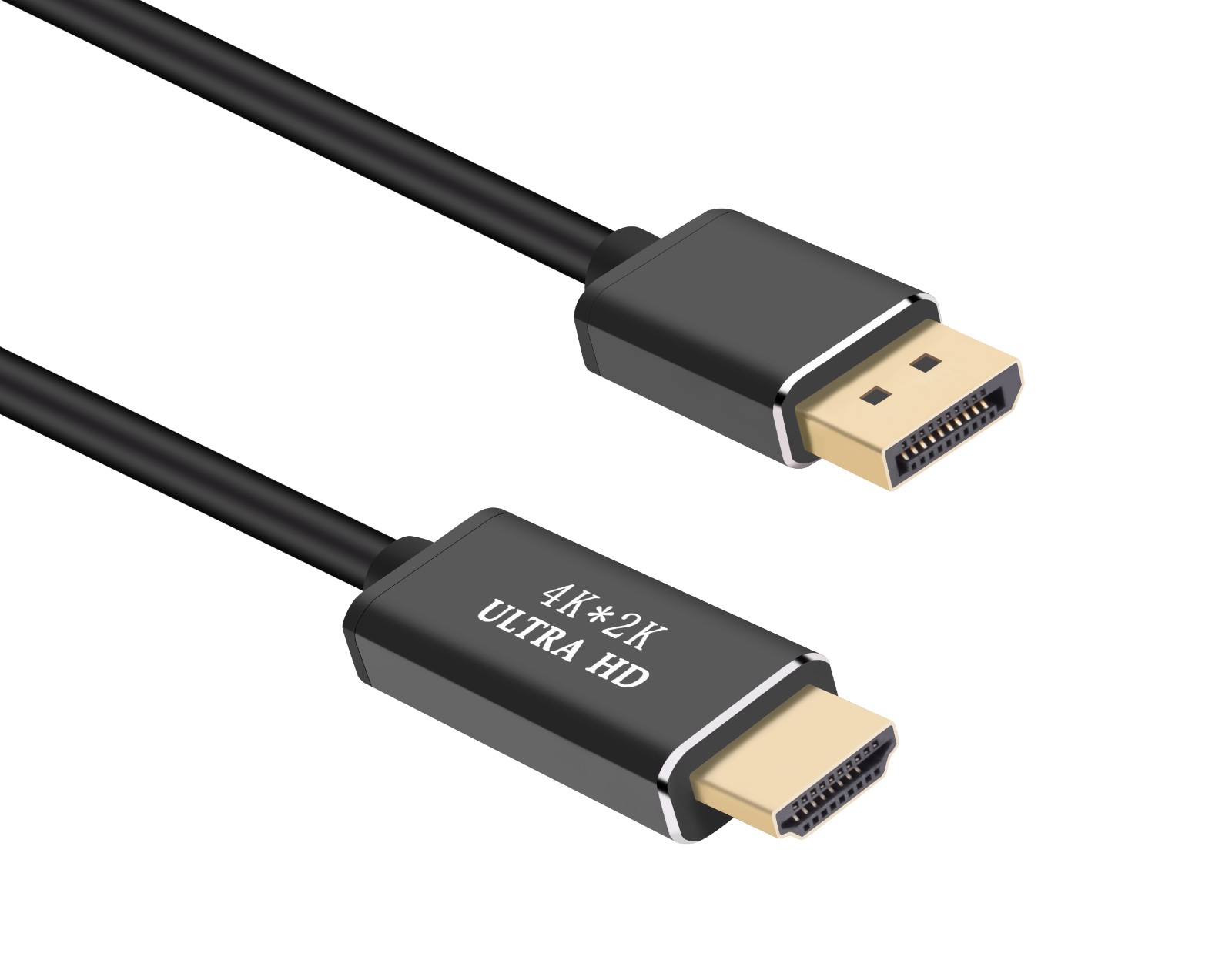 4K Aluminum Displayport to HDMI Cable 