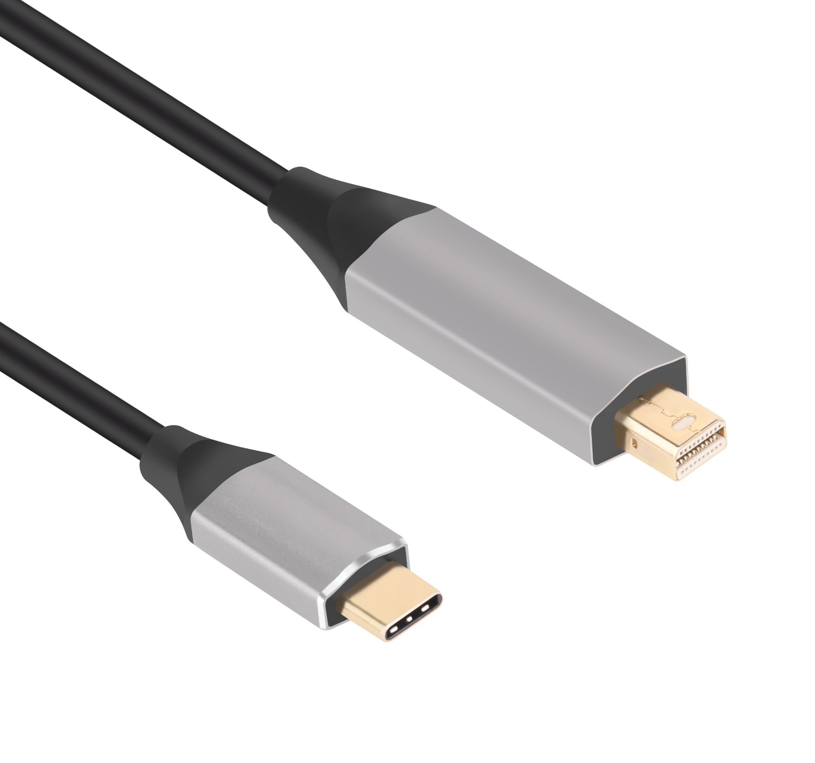 Aluminum USB C to Mini Displayport cable 