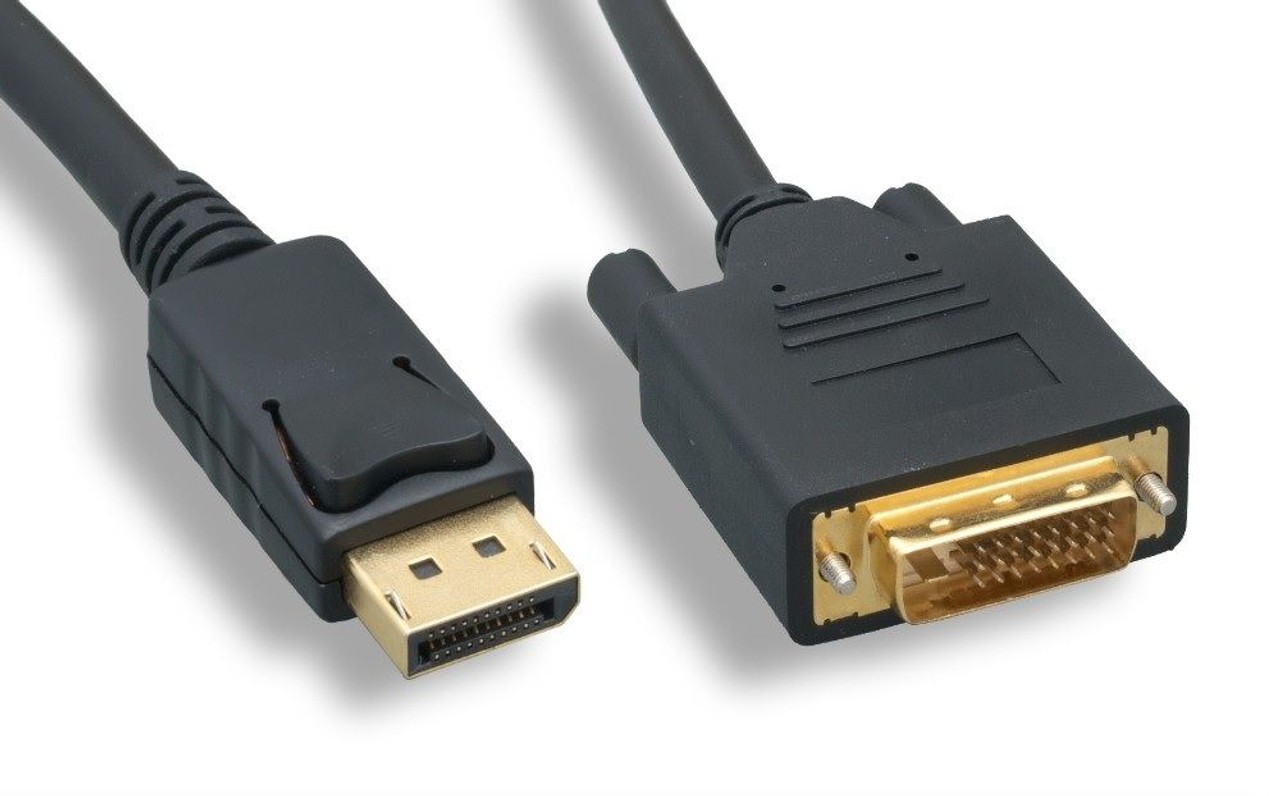 Displayport to DVI Male Cable