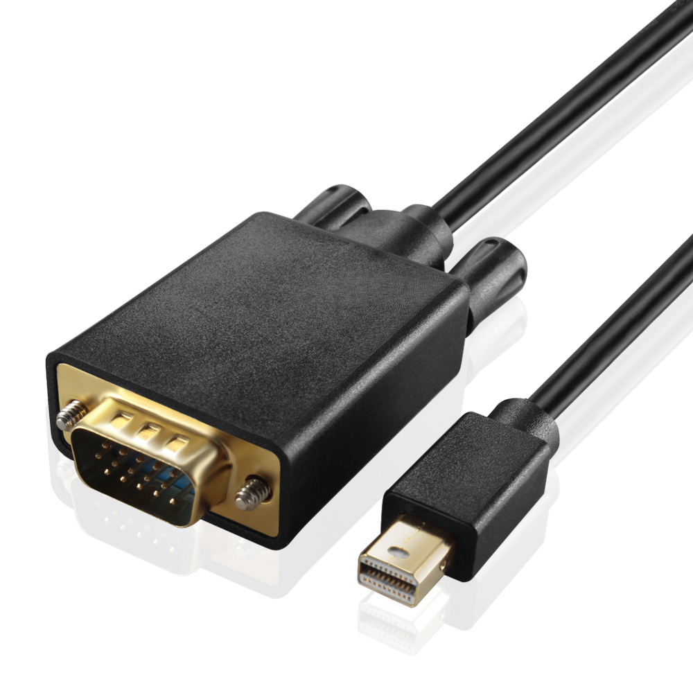 Mini DP To VGA Male Cable