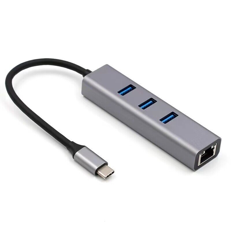 USB C to 3XUSB3.0 with Ethernet