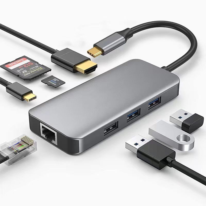 8IN1 USB C Docking station