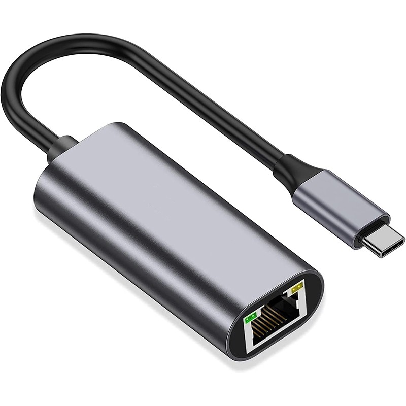 Aluminum USB C TO RJ45 Adapter Cable