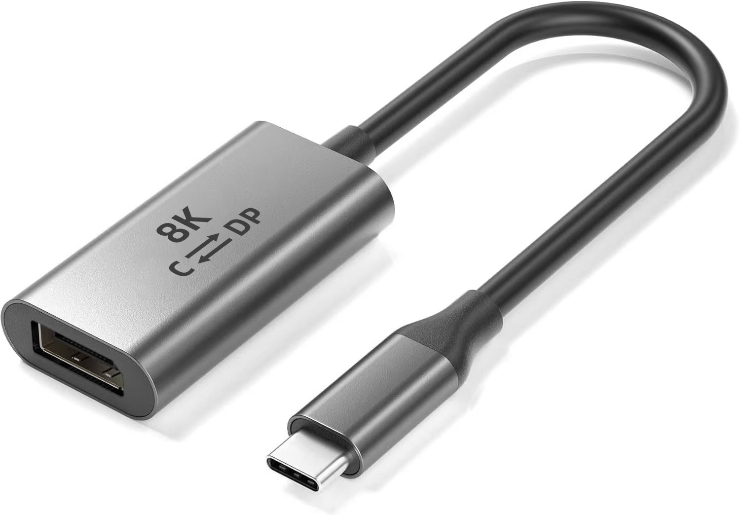 BI Directional 8k USB C to Displayport Cable 