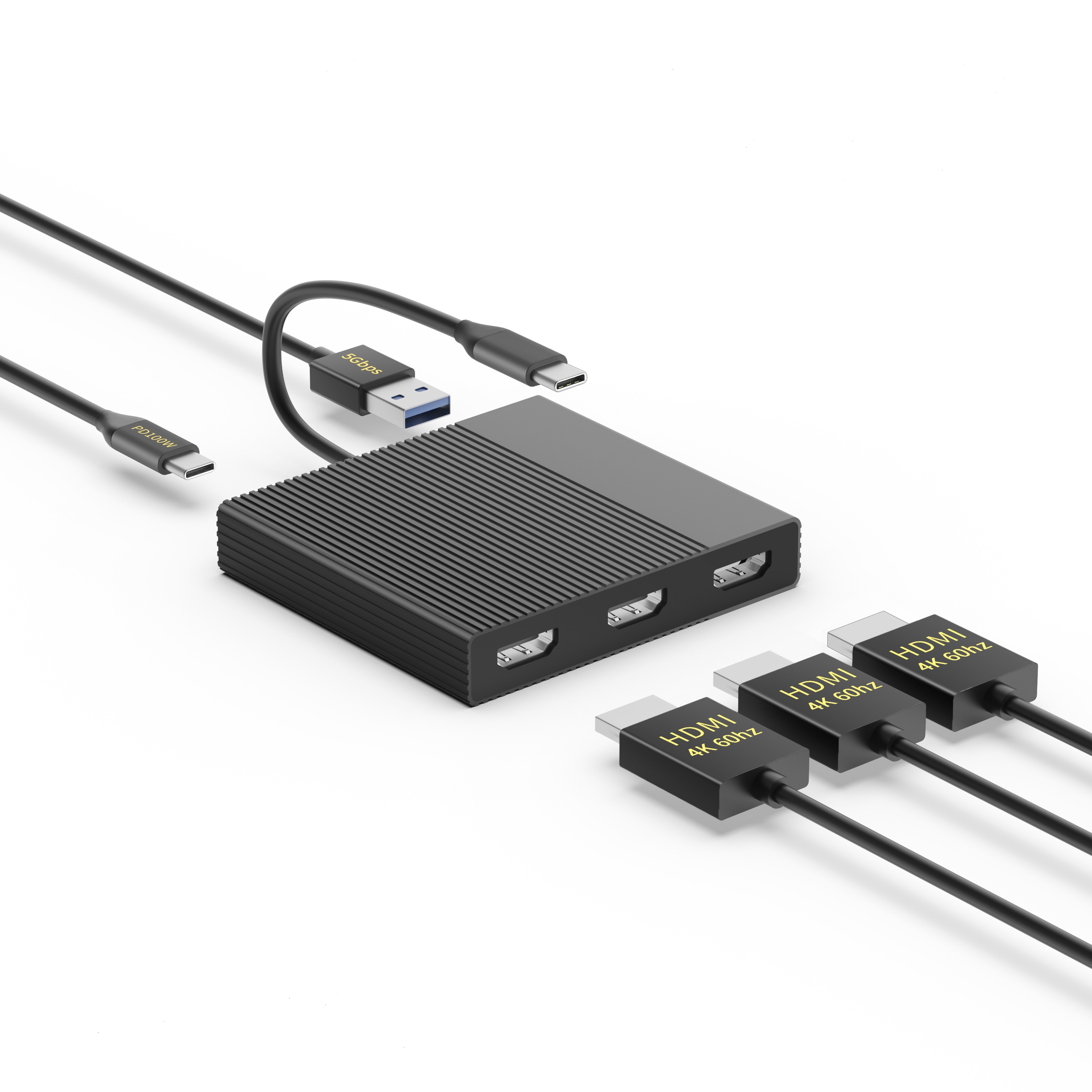 USB C to 3XHDMI Hub